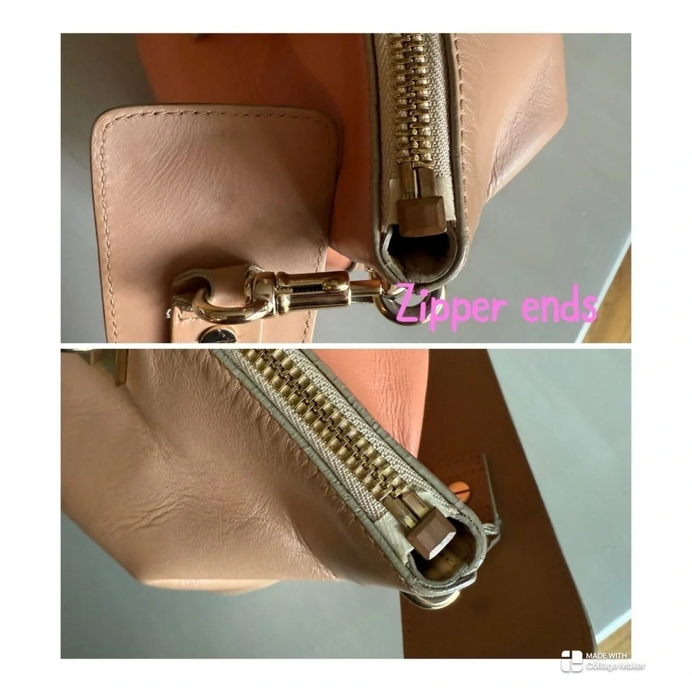 Authentic Chloe Baylee two tone medium shoulder/crossbody purse w/ Chloe wallet